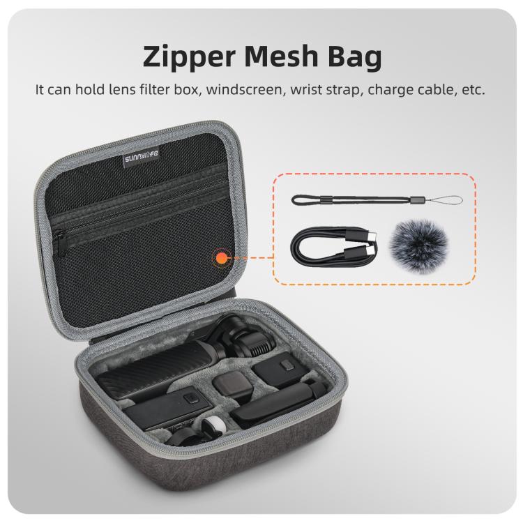 Per DJI Osmo Pocket 4 / 3 Sunnylife Mini Custodia Borsa Creator Combo Bags, Creator Combo Bag