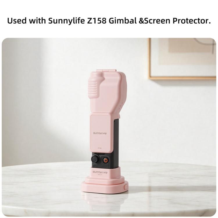 Per DJI Osmo Pocket 4 / 3 Sunnylife Base di supporto rimovibile per auto e tavolo, stabilizzatore da tavolo, supporto, OP4-DZ157