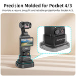 Per DJI Osmo Pocket 4 / 3 Sunnylife Base di supporto rimovibile per auto e tavolo, stabilizzatore da tavolo, supporto, OP4-DZ157