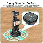 Per DJI Osmo Pocket 4 / 3 Sunnylife Base di supporto rimovibile per auto e tavolo, stabilizzatore da tavolo, supporto, OP4-DZ157