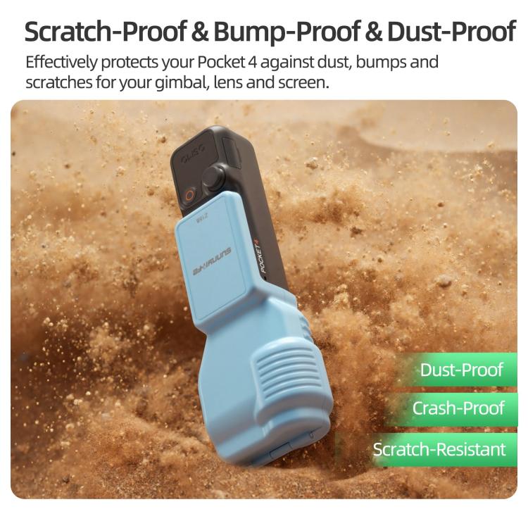 Per DJI Osmo Pocket 4 Sunnylife Colorful Gimbal Cover Protezione per fotocamera e schermo