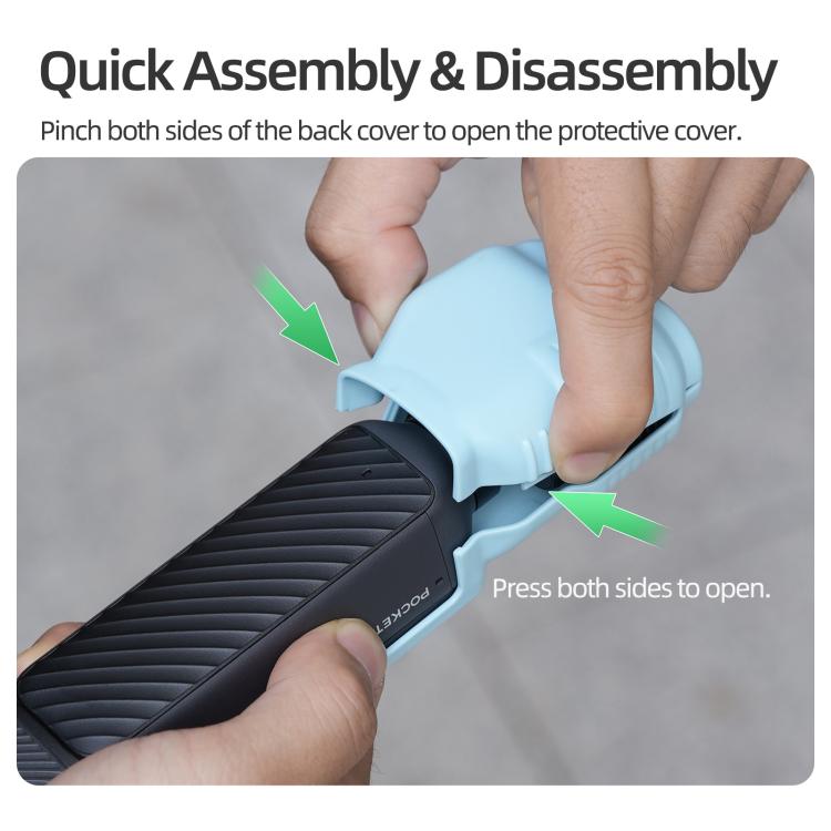 Per DJI Osmo Pocket 4 Sunnylife Colorful Gimbal Cover Protezione per fotocamera e schermo