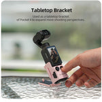Supporto magnetico multifunzionale da tavolo Sunnylife per DJI Osmo Pocket 4/3, con angolazioni regolabili., OP4-ZJ152