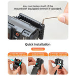 Supporto magnetico multifunzionale da tavolo Sunnylife per DJI Osmo Pocket 4/3, con angolazioni regolabili., OP4-ZJ152