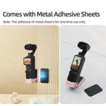 Supporto magnetico a sgancio rapido Sunnylife per DJI Osmo Pocket 4 / 3, base da tavolo, staffa in plastica, angolazione regolabile., OP4-ZJ153