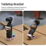 Supporto magnetico a sgancio rapido Sunnylife per DJI Osmo Pocket 4 / 3, base da tavolo, staffa in plastica, angolazione regolabile., OP4-ZJ153