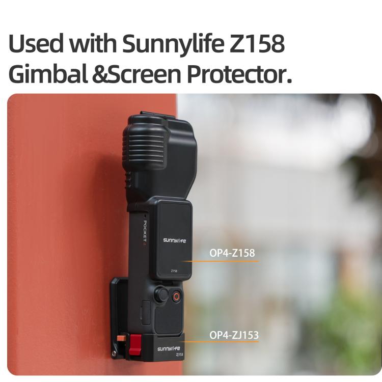 Supporto magnetico a sgancio rapido Sunnylife per DJI Osmo Pocket 4 / 3, base da tavolo, staffa in plastica, angolazione regolabile., OP4-ZJ153