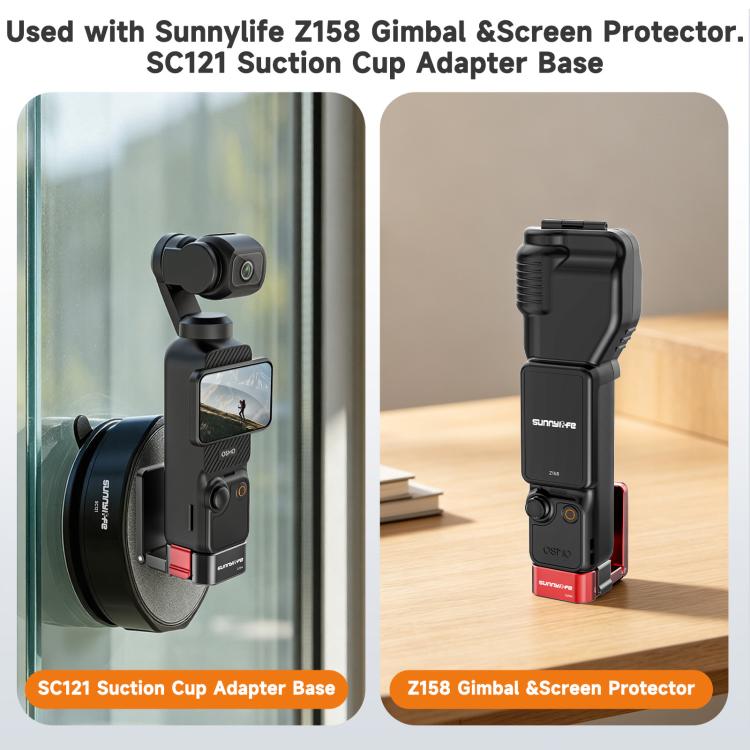 Supporto da tavolo magnetico a sgancio rapido in metallo Sunnylife per DJI Osmo Pocket 4/3, con angolazioni regolabili., OP4-ZJ154