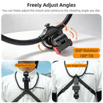 Sunnylife Magnetic POV Neck Mount Hand Free Video Vlog Neck Adjustable Selfie Holder with Body Strap For DJI Osmo Pocket 4P / 4 / 3, For DJI Osmo Pocket 4P / 4 / 3