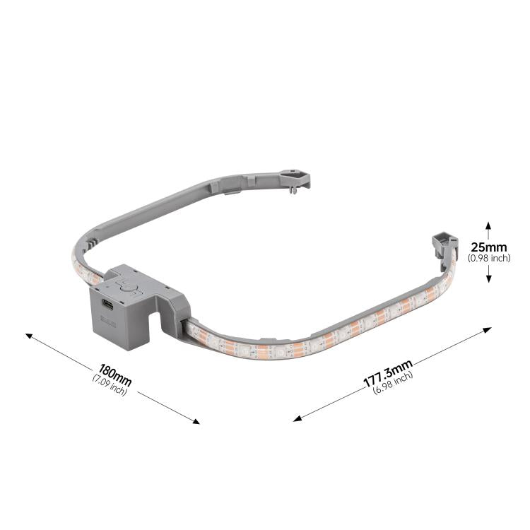 Striscia luminosa a LED colorata STARTRC per DJI Neo 2 Striscia luminosa di avvertimento per il volo notturno