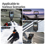 Sunnylife Magnetic Flexible Adhesive Helmet Mount Base Quick-Release Action Camera Holder For DJI Osmo 360 / Action 5 Pro / 4 / 3 / 2, For DJI Osmo 360 / Action 5 Pro / 4 / 3 / 2