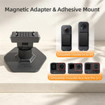 Sunnylife Magnetic Flexible Adhesive Helmet Mount Base Quick-Release Action Camera Holder For Insta360 X4 Air / X5 / Ace / Ace Pro 2 / 1, For Insta360 X4 Air / X5 / Ace / Ace Pro 2 / 1
