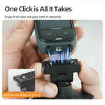 Sunnylife Magnetic Flexible Adhesive Helmet Mount Base Quick-Release Action Camera Holder For Insta360 X4 Air / X5 / Ace / Ace Pro 2 / 1, For Insta360 X4 Air / X5 / Ace / Ace Pro 2 / 1