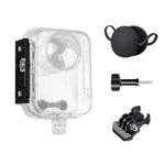 Custodia impermeabile fino a 50 metri per DJI Osmo 360 con tappo in silicone per l'obiettivo., For DJI Osmo 360
