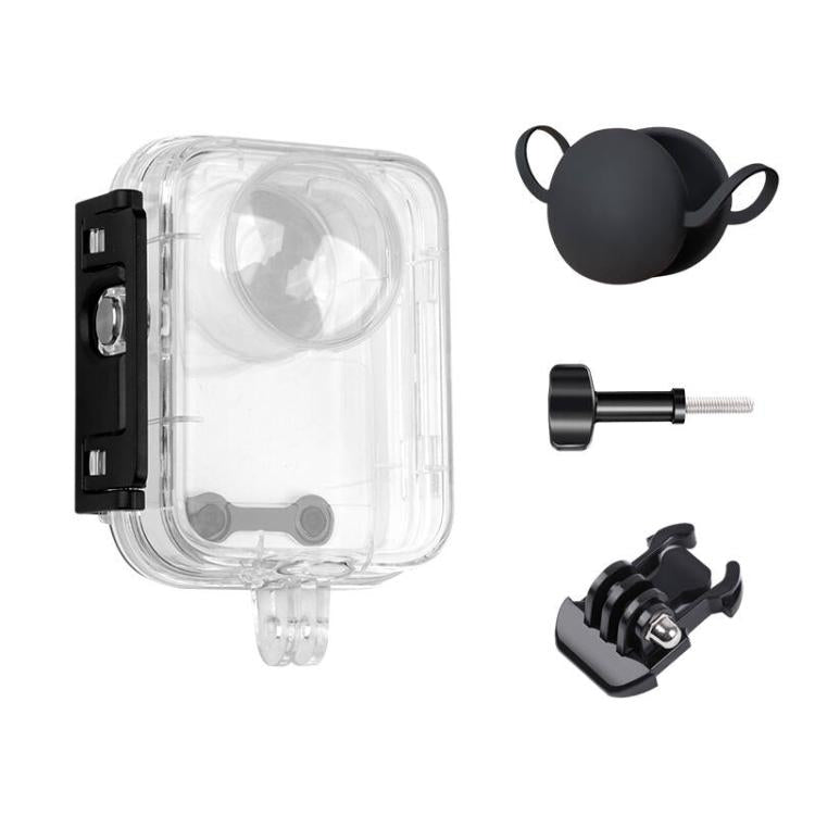 Custodia impermeabile fino a 50 metri per DJI Osmo 360 con tappo in silicone per l'obiettivo., For DJI Osmo 360