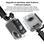 Custodia impermeabile fino a 50 metri per DJI Osmo 360 con tappo in silicone per l'obiettivo., For DJI Osmo 360