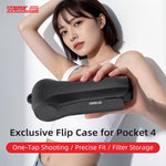 Custodia protettiva con coperchio ribaltabile per DJI Osmo Pocket 4 STARTRC, For DJI Osmo Pocket 4 Black