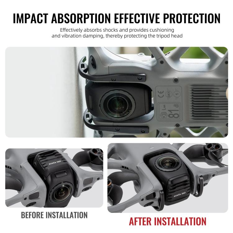 Paraurti di protezione in plastica anticollisione per obiettivo del gimbal DJI Avata 360 STARTRC.
