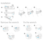Supporto fisso per cinturino PGYTECH P-18C-019 per DJI Osmo Pocket/Action, P-18C-019