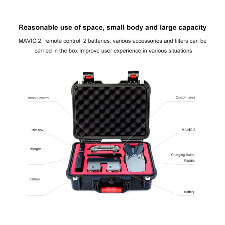 PGYTECH P-HA-033 Scatola portaoggetti impermeabile per DJI Mavic 2, P-HA-033 For DJI Mavic 2