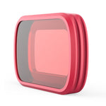 PGYTECH P-18C-016 Filtro per snorkeling rosso chiaro Professione Filtro per lenti colorate per immersione per DJI Osmo Pocket, P-18C-016