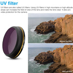 PGYTECH X4S-MRC Filtro UV con bordo dorato per accessori DJI Inspire 2 / X4S Gimbal Camera Drone, UV