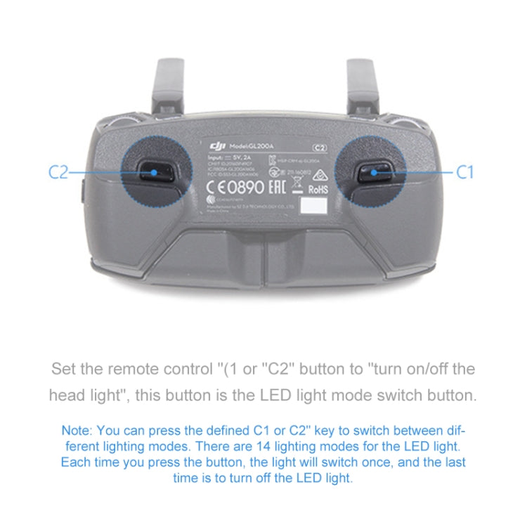 PGYTECH P-MA-124 Copertura protettiva per paletta a LED dedicata per DJI Mavic Pro, For DJI Mavic Pro