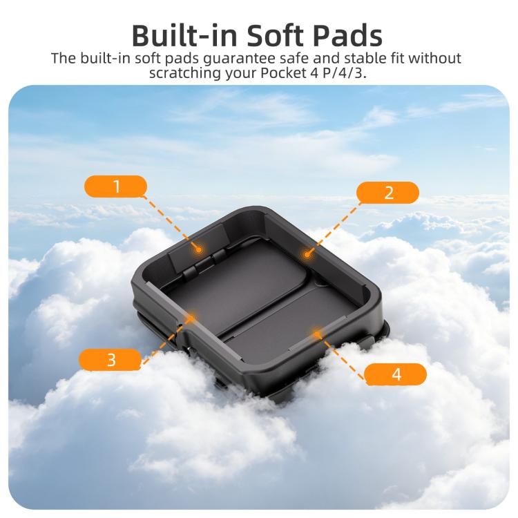 Sunnylife Parasole per schermo, protezione per monitor, per DJI Osmo Pocket 4P / 4 / 3, For DJI Osmo Pocket 4P / 4 / 3