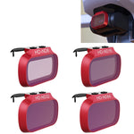 4 pezzi PGYTECH P-12A-019 ND8 / 16 / 32 / 64 Set di filtri per lenti oscuranti per accessori DJI Mavic Mini Drone, ND8 / 16 / 32 / 64 Dimming Lens