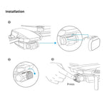 4 pezzi PGYTECH P-12A-019 ND8 / 16 / 32 / 64 Set di filtri per lenti oscuranti per accessori DJI Mavic Mini Drone, ND8 / 16 / 32 / 64 Dimming Lens
