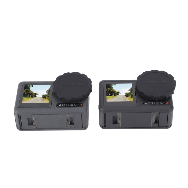 Per DJI Osmo Action 3/4 Sunnylife 2 pezzi Copri copriobiettivo fotocamera resistente ai graffi, For DJI Osmo Action 5 Pro / 4 / 3