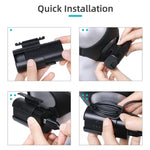 Sunnylife Custodia protettiva per avvolgitore per gestione cavi con clip per batteria per occhiali DJI FPV V2, Sunnylife Battery Bracket