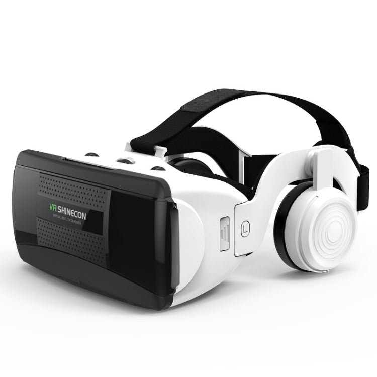 VR SHINECON G06EB Occhiali video 3D per realtà virtuale adatti per smartphone da 4,7 pollici - 6,1 pollici con cuffie HiFi, G06EB