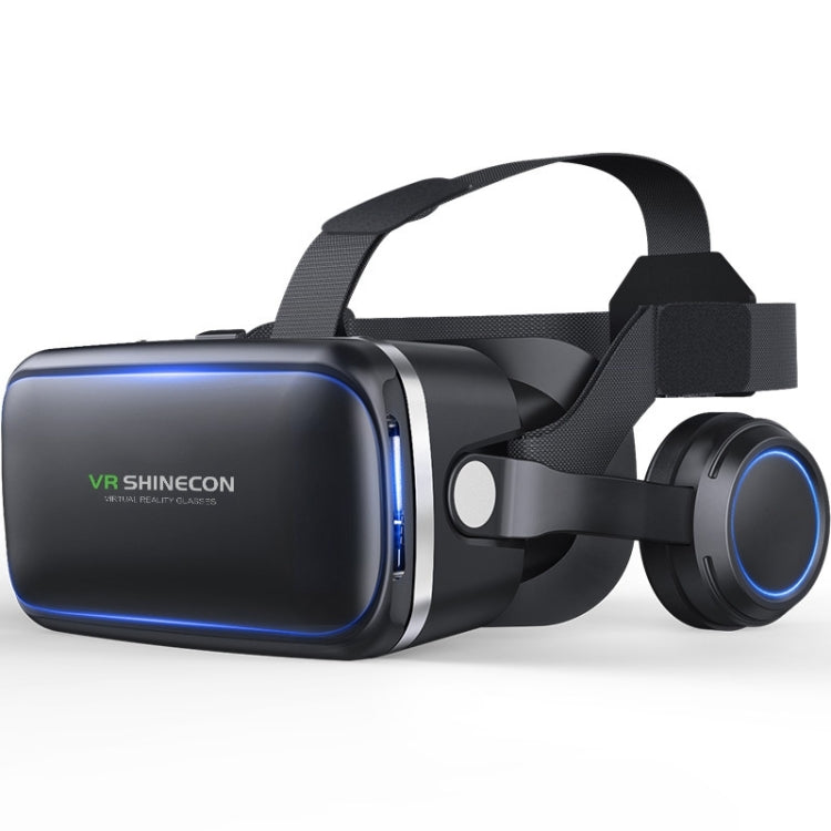 VR SHINECON G04E Virtual Reality 3D Video Glasses Suitable for 3.5 inch - 6.0 inch Smartphone with HiFi Headphones