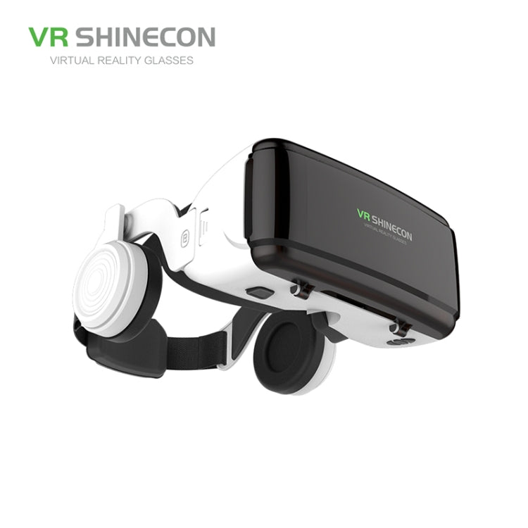 VR SHINECON G06E Occhiali video 3D per realtà virtuale adatti per smartphone da 4,7 pollici - 6,1 pollici con auricolare, G06E