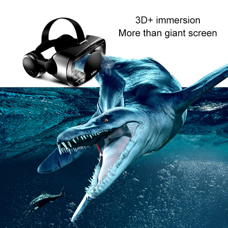 VRG Pro Version Audio Video Coated Lenses Blu-ray All-in-one 3D VR Glasses for Mobile Phones, Blu-ray Coated Lenses