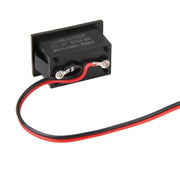 V40D Mini Waterproof IPX4 Digital Voltage Meter with 2-Wire Red Light Display, Measuring Voltage: DC 2.5-30V, DT0002G, DT0002L, DT0002R