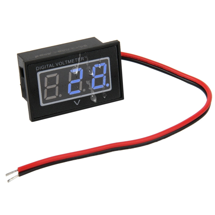 Mini misuratore di tensione digitale DC 2,5-30 V impermeabile IPX