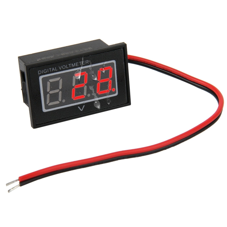 Mini misuratore di tensione digitale DC 2,5-30 V impermeabile IPX