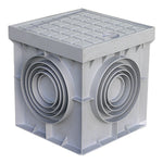Pozzetto monolitico con coperchio PP 200x200 PC20  E1012