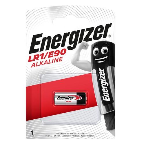 Batteria alcalina 1.5V LR1/E90 blister da 1 Energizer