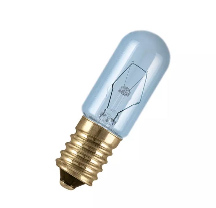 Lampadina ad incandescenza E14 15W luce calda per frigoriferi Osram