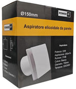 Aspiratore elicoidale 22W 250m3/h 37db 150mm 8055598010032 E2088