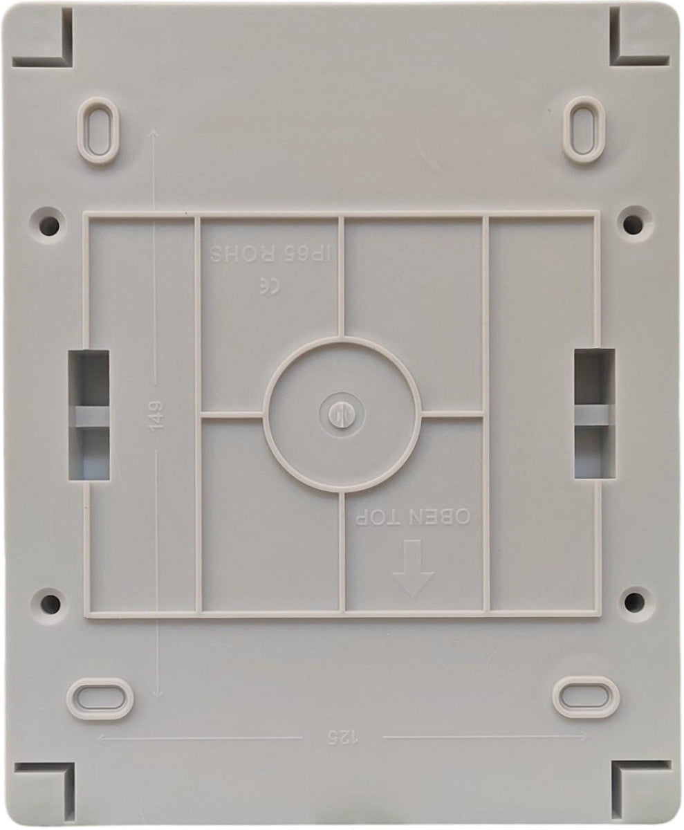Centralino elettrico IP65 da parete 6 moduli DIN E2090