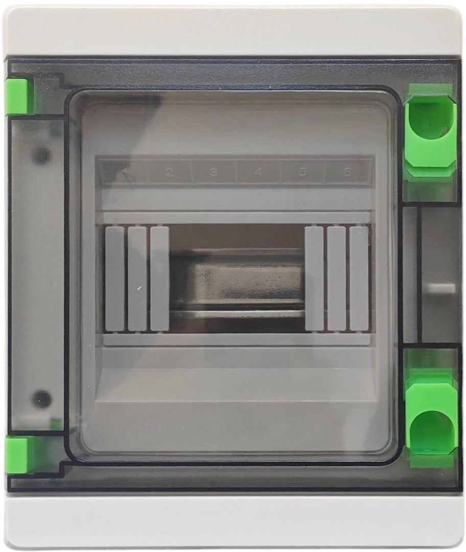 Centralino elettrico IP65 da parete 6 moduli DIN E2090