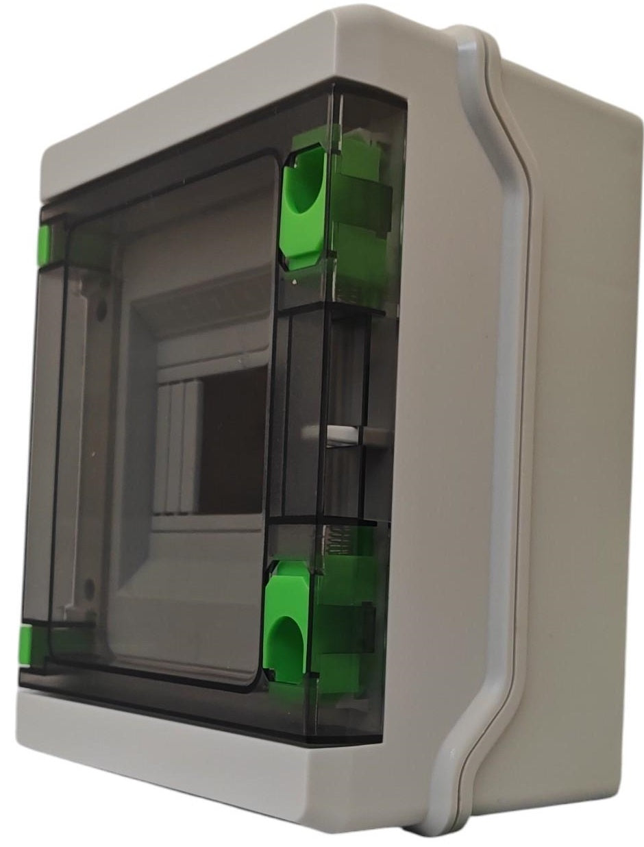 Centralino elettrico IP65 da parete 6 moduli DIN E2090