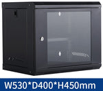 Armadio rack da Parete 9U 53x40x45cm V5309 E3040