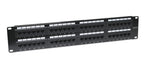 Pannello Patch UTP 48 posti RJ45 cat 6 E5070