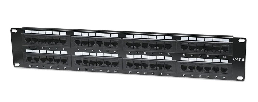 Pannello Patch UTP 48 posti RJ45 cat 6