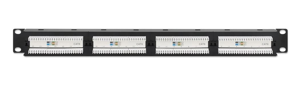 Pannello patch UTP 24 posti RJ45 Cat 6 E5090